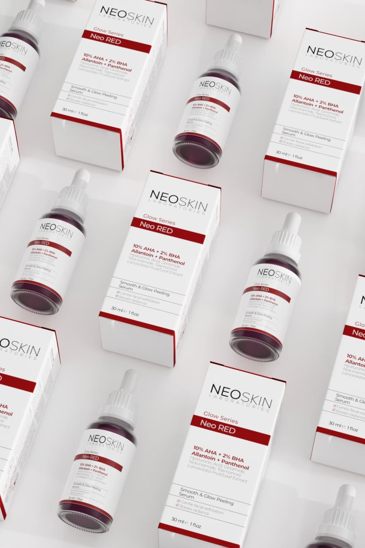 Neoskin-Neo Red Serum 30ml Yenileyici, Pürüzsüzleştirici, ışıltı Arttırıcı Peeling Serum-Cilt Serumu-3-milagron.live