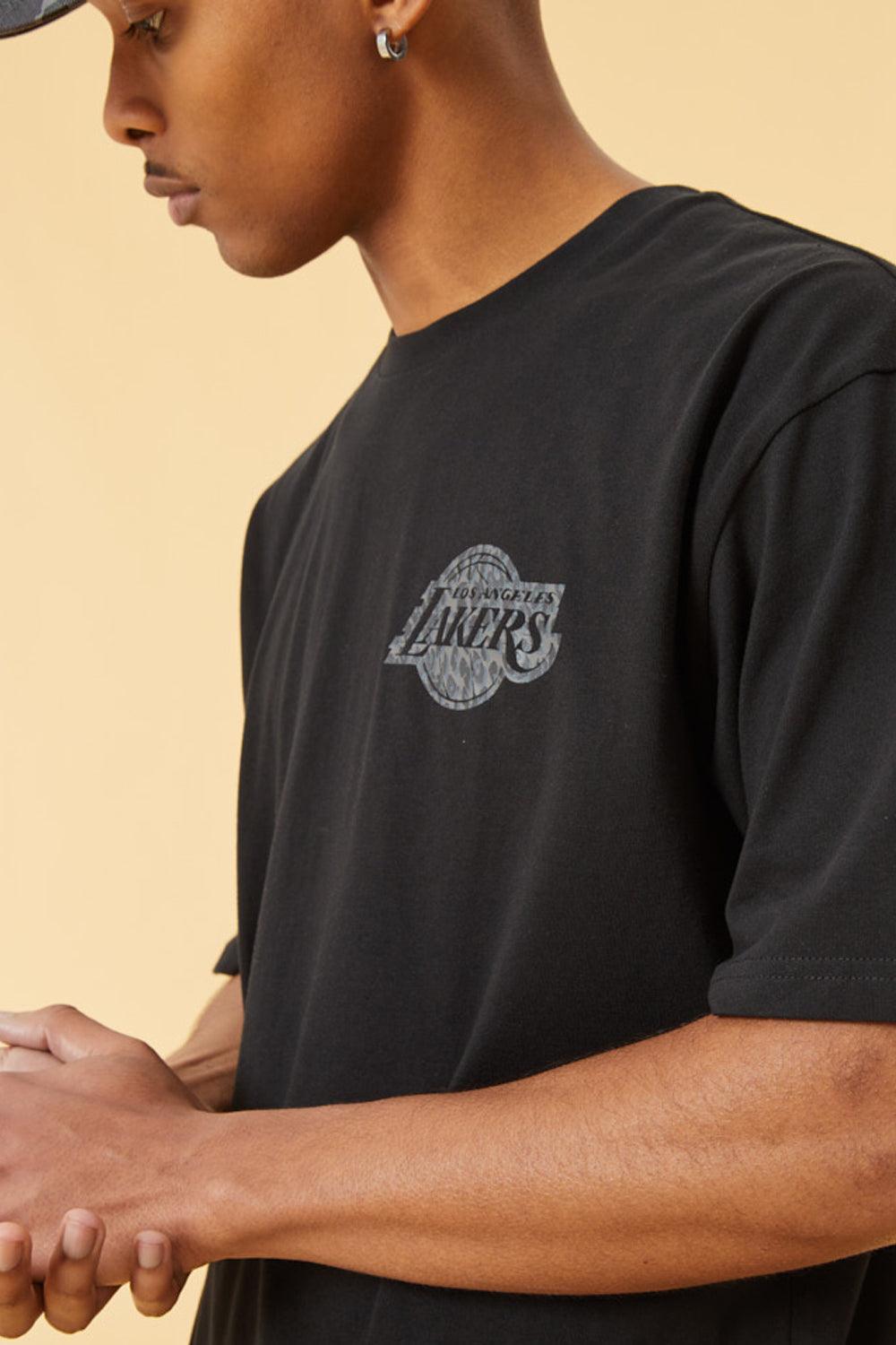 New Era-NBA Seasonal Infill Oversized Tee Los Angeles Lakers-T-Shirts-5-milagron.live