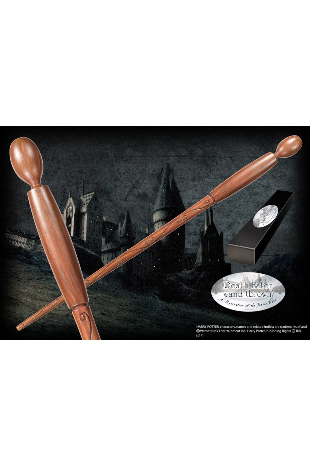 Noble Collection-Harry Potter Death Eater Wand – Brown (Asa)-Asa-1-milagron.live