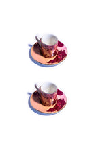 Signature Burgundy Kahve Fincanı (2'Li Set) - 0