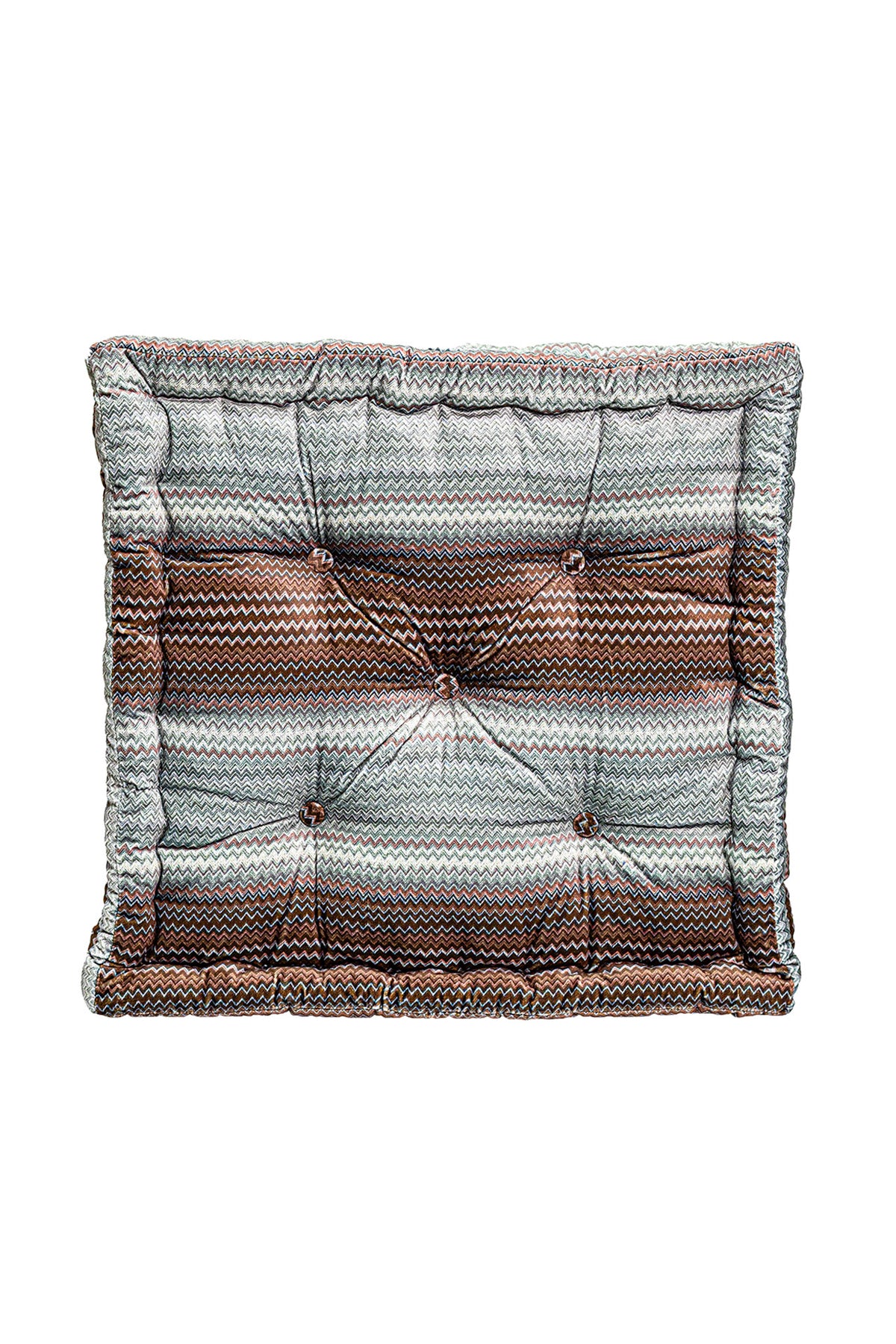 Zigzag Bisküvi Minder - Kahve