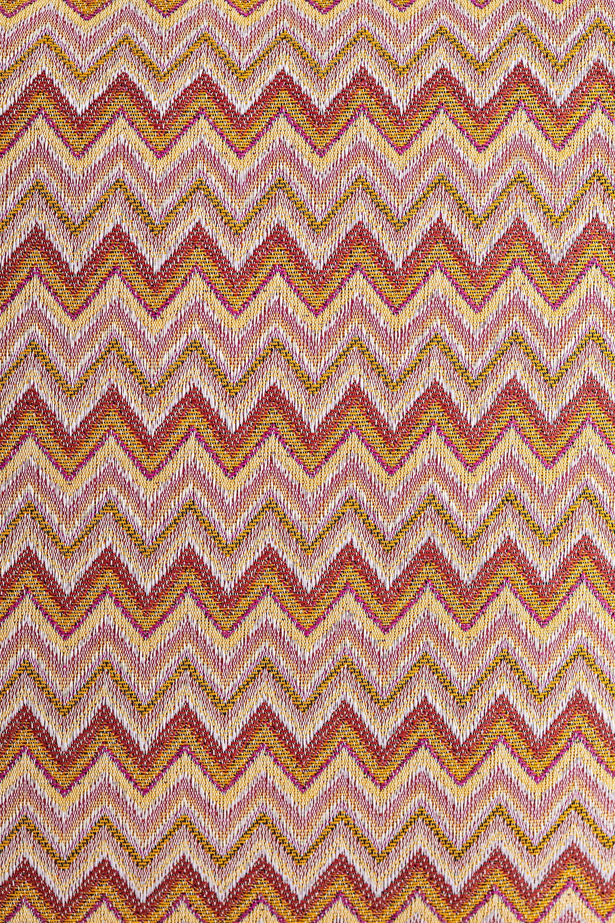 Zigzag Desen Yuvarlak Minder