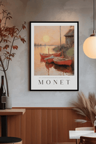 Nord Design-Ressam Serisi Çerçeveli Tablo - Claude Monet - 12-Tablo-1-milagron.live