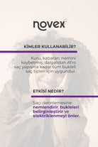 Novex Afro Hair - Afro Kıvırcık Saçlar İçin Bukle Belirginleştirici Durulanmayan Saç Kremi 500ml