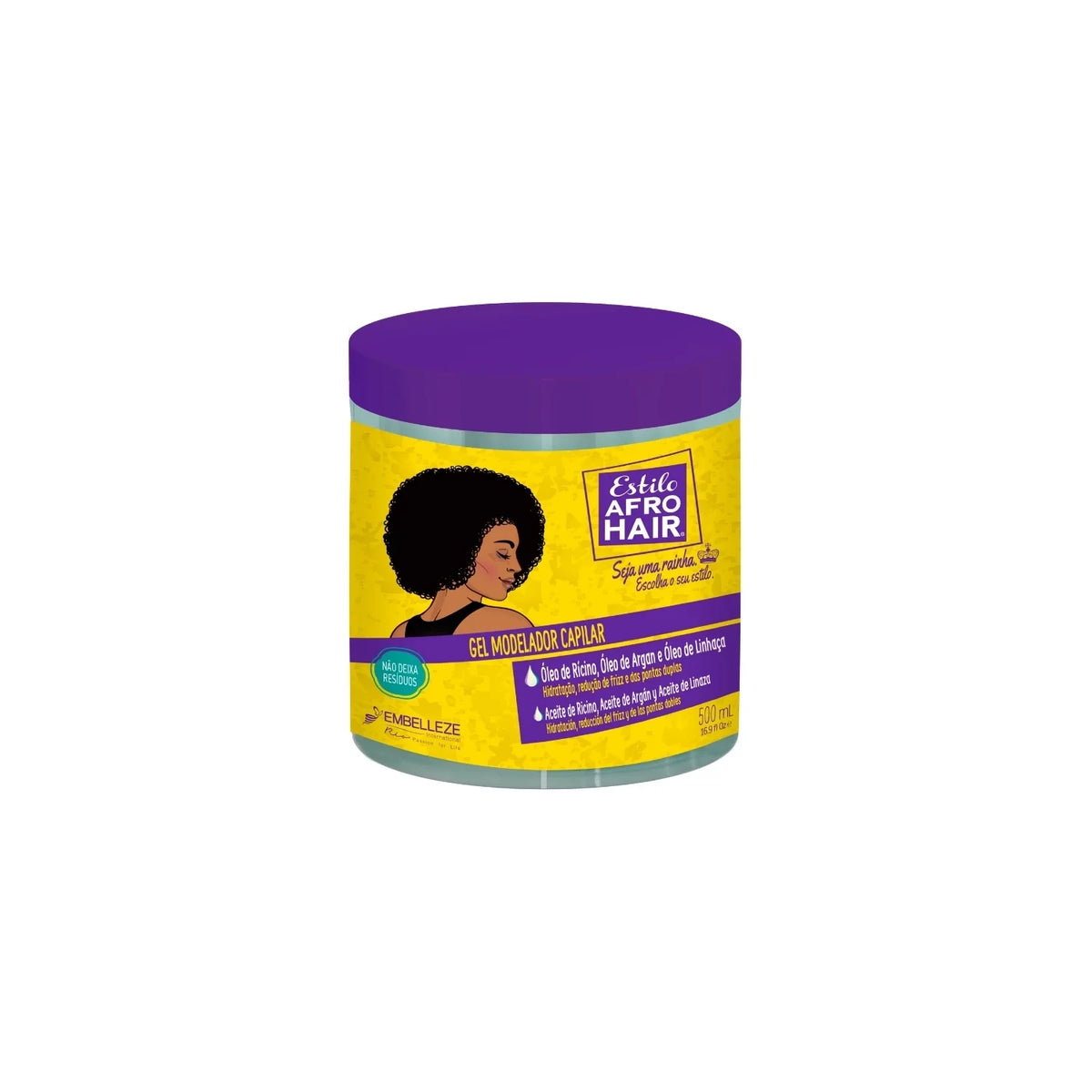 Novex Afro Hair - Afro Kıvırcık Saçlar İçin Bukle Belirginleştirici ve Sabitleyici Jel 500ml