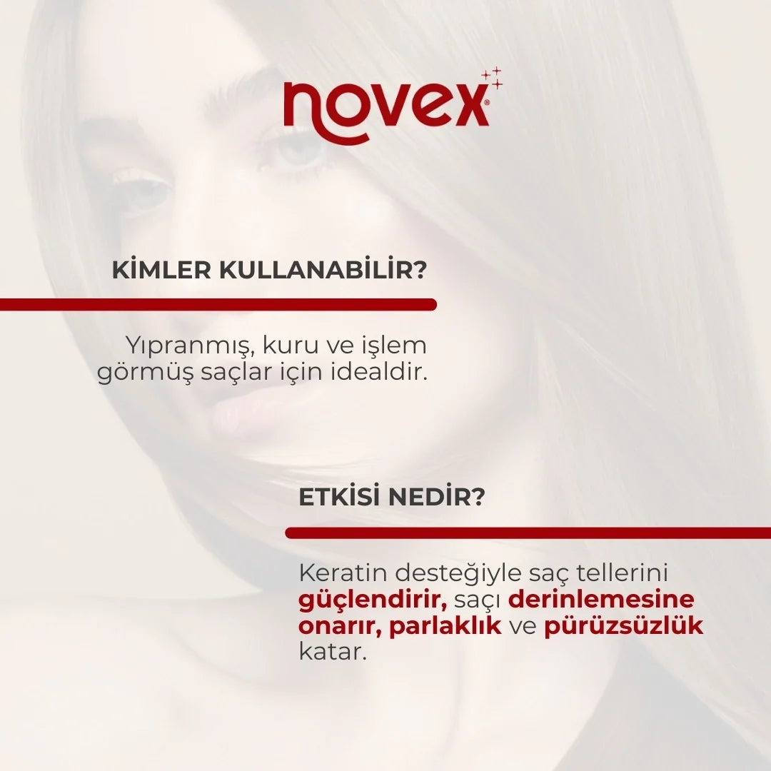 Novex Brezilya Keratin Onarıcı Saç Maskesi 400g
