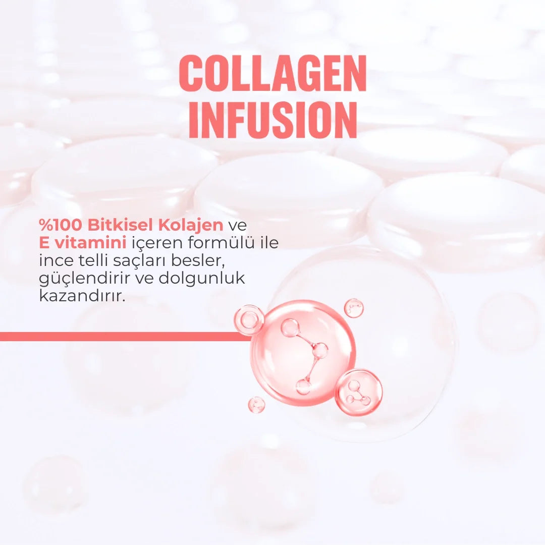Novex Collagen Hacim Veren Kolajen Durulanmayan Saç Bakım Kremi 300g