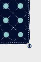 OHM Handmade-Lacivert Mavi Tiny Dots El İşi Dantel-Dantel Örtüler-2-milagron.live