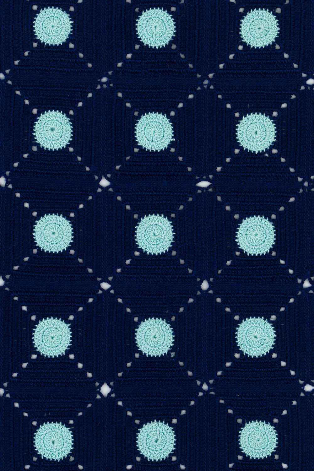 OHM Handmade-Lacivert Mavi Tiny Dots El İşi Dantel-Dantel Örtüler-3-milagron.live
