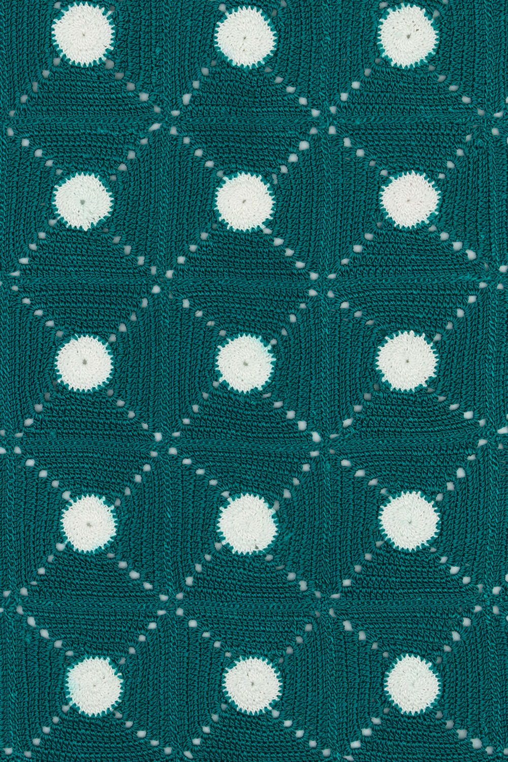 OHM Handmade-Yeşil Beyaz Tiny Dots El İşi Dantel Örtü-Dantel Örtüler-3-milagron.live