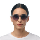 Okkia Milano Unisex Güneş Gözlüğü Transparan Gri / Lens: Siyah Gradyan