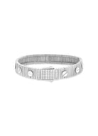 Rivet Core Silver Erkek Bileklik