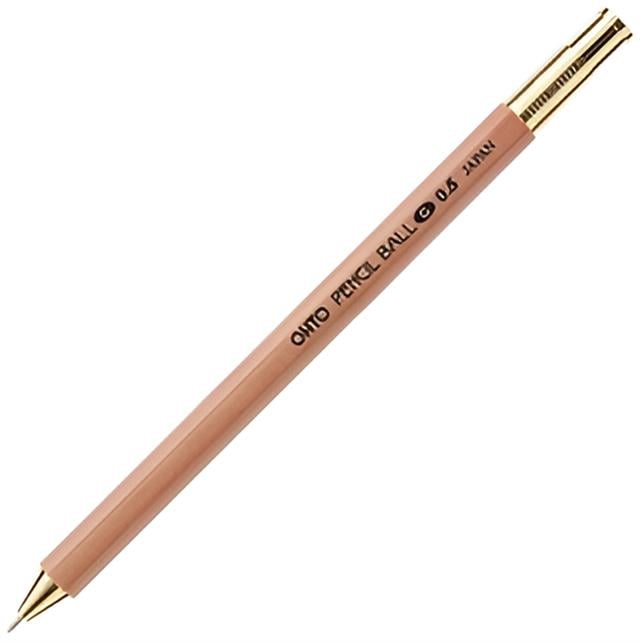 Ohto-Ohto Wooden Tükenmez Kalem 0.5mm Natural Nkg 450 E-Tükenmez Kalem-1-milagron.live