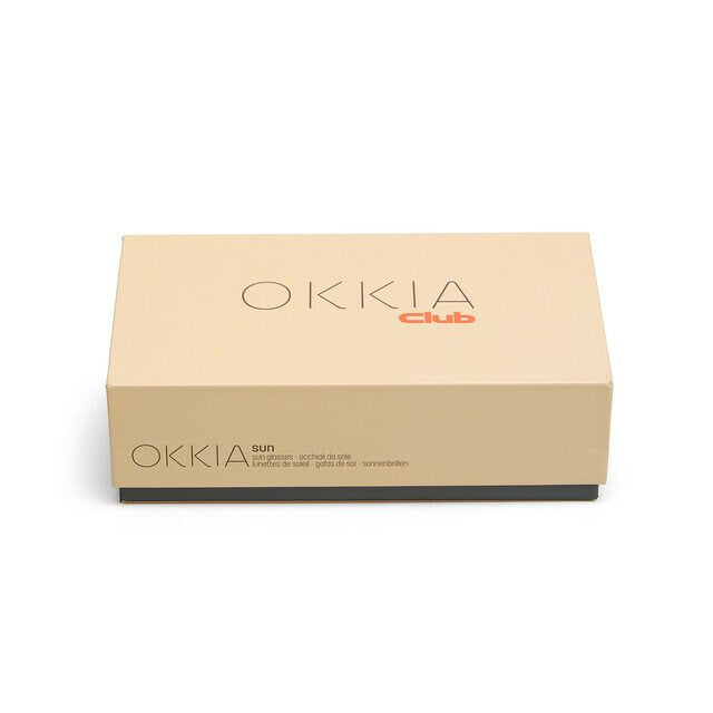 Okkia-Okkia Club Panarea Mavi Lens Polarize Güneş Gözlüğü Şeffaf Füme-Güneş Gözlüğü-8-milagron.live