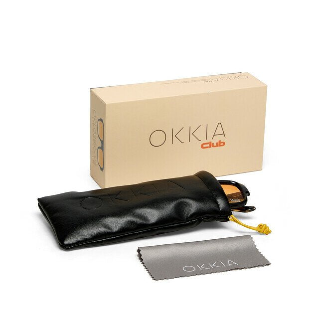 Okkia-Okkia Club Stromboli Sarı Lens Polarize Güneş Gözlüğü Siyah-Güneş Gözlüğü-7-milagron.live