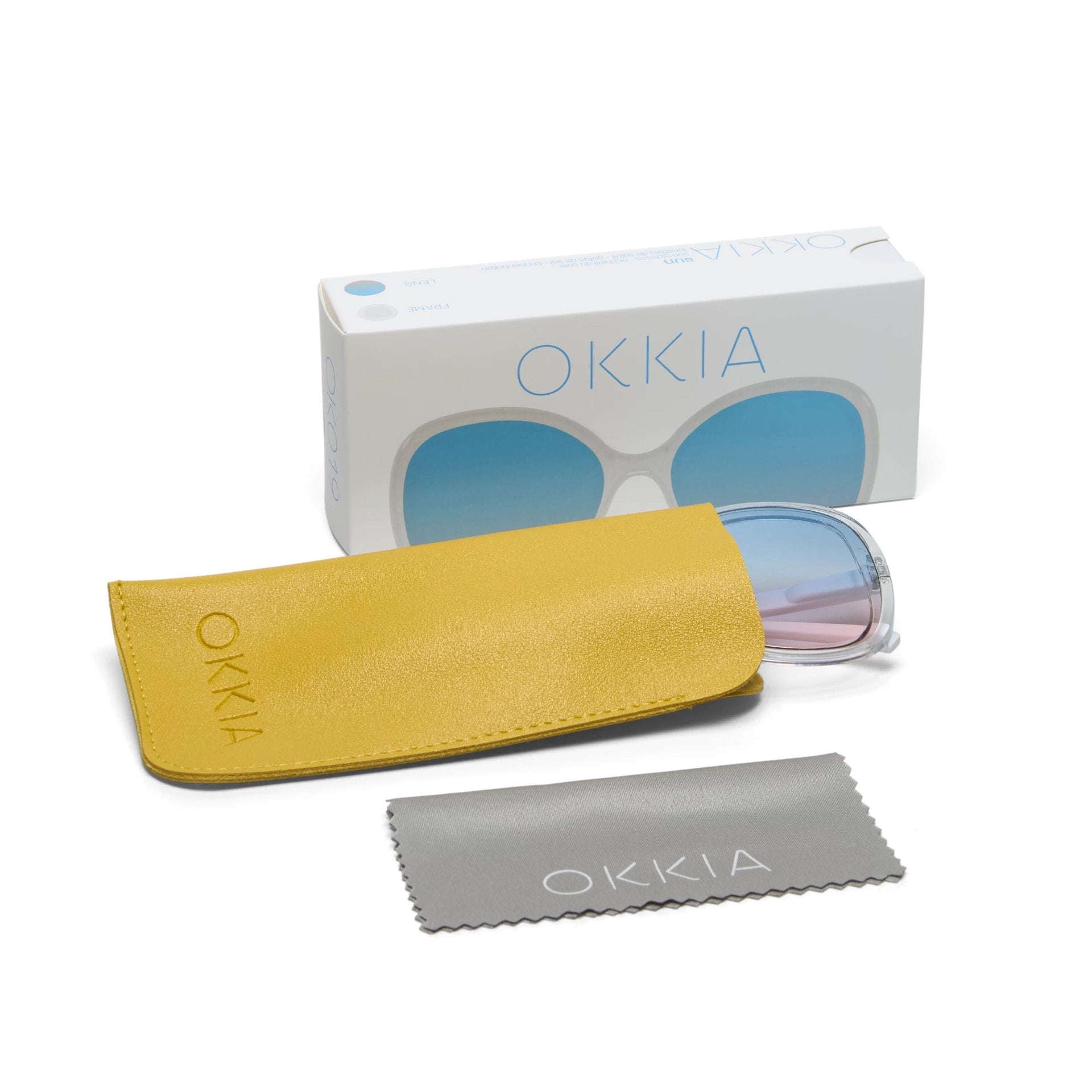 Okkia-Okkia Anna Butterfly Güneş Gözlüğü Blue/Pink Degrade-Güneş Gözlüğü-7-milagron.live