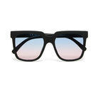 Okkia Roma Unisex Güneş Gözlüğü Siyah / Lens: Mavi/Pembe Gradyan