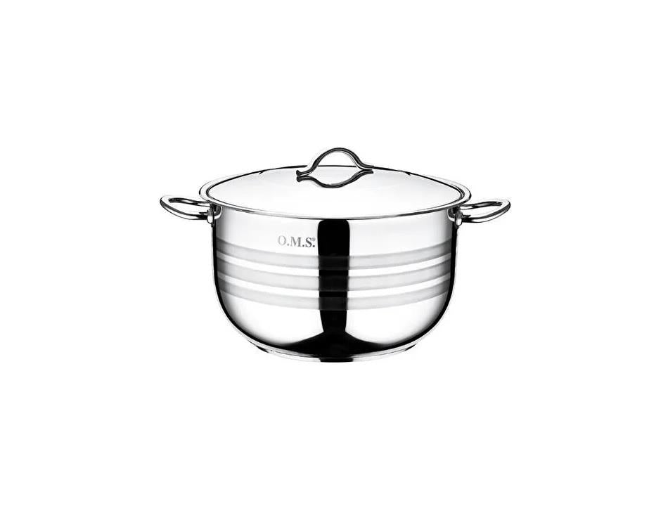 Oms 2005 Mega Çelik Tencere 36x22 Cm 22,5 Litre