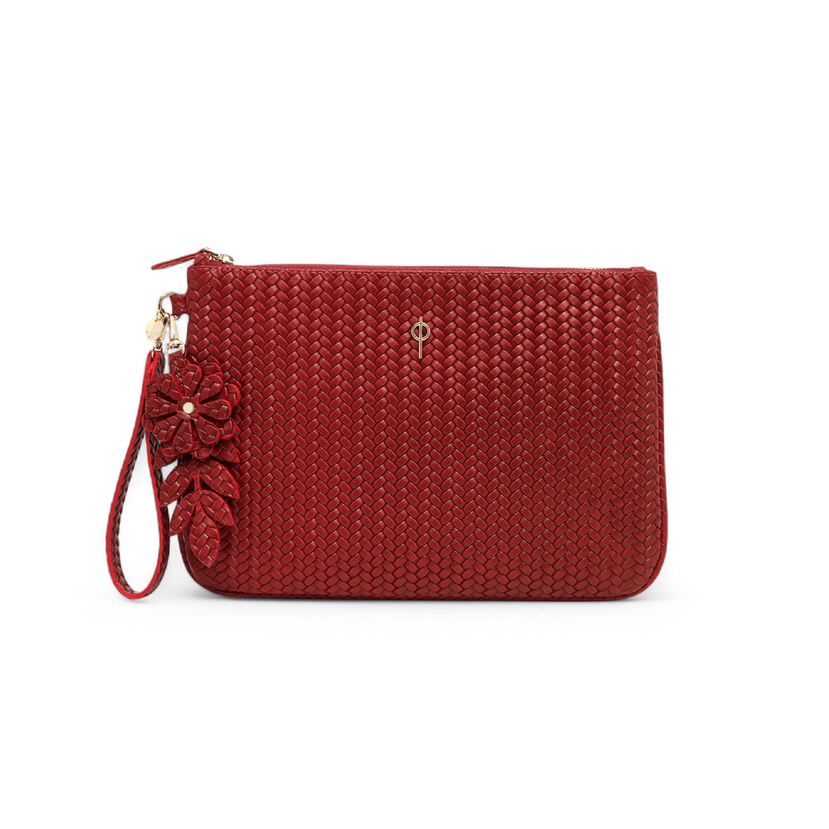 Otrera-Braided Clutch Red-Clutch-1-milagron.live