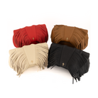 Otrera-Fringe Leda Black-Clutch-4-milagron.live