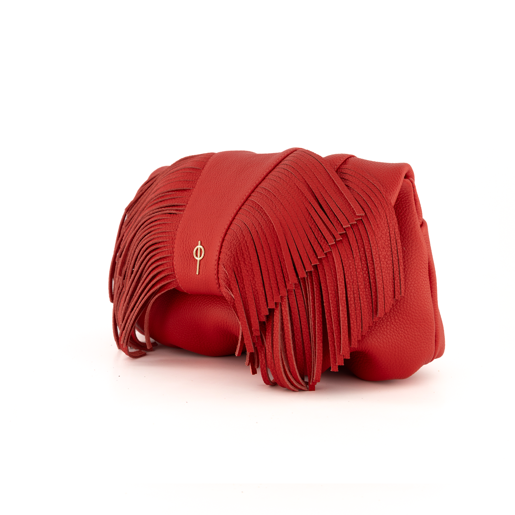 Otrera-Fringe Leda Red-Clutch-2-milagron.live