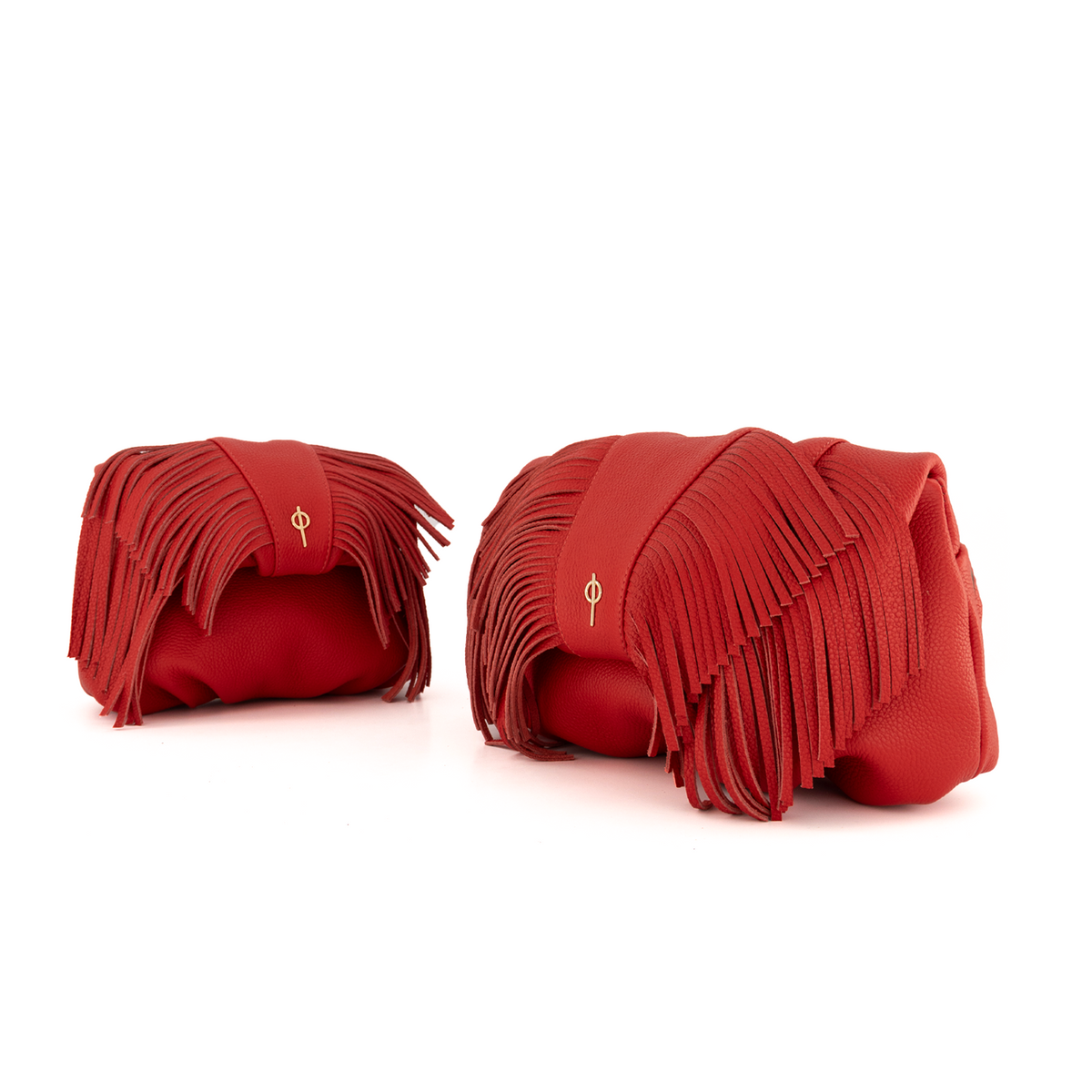 Otrera-Fringe Leda Red-Clutch-3-milagron.live