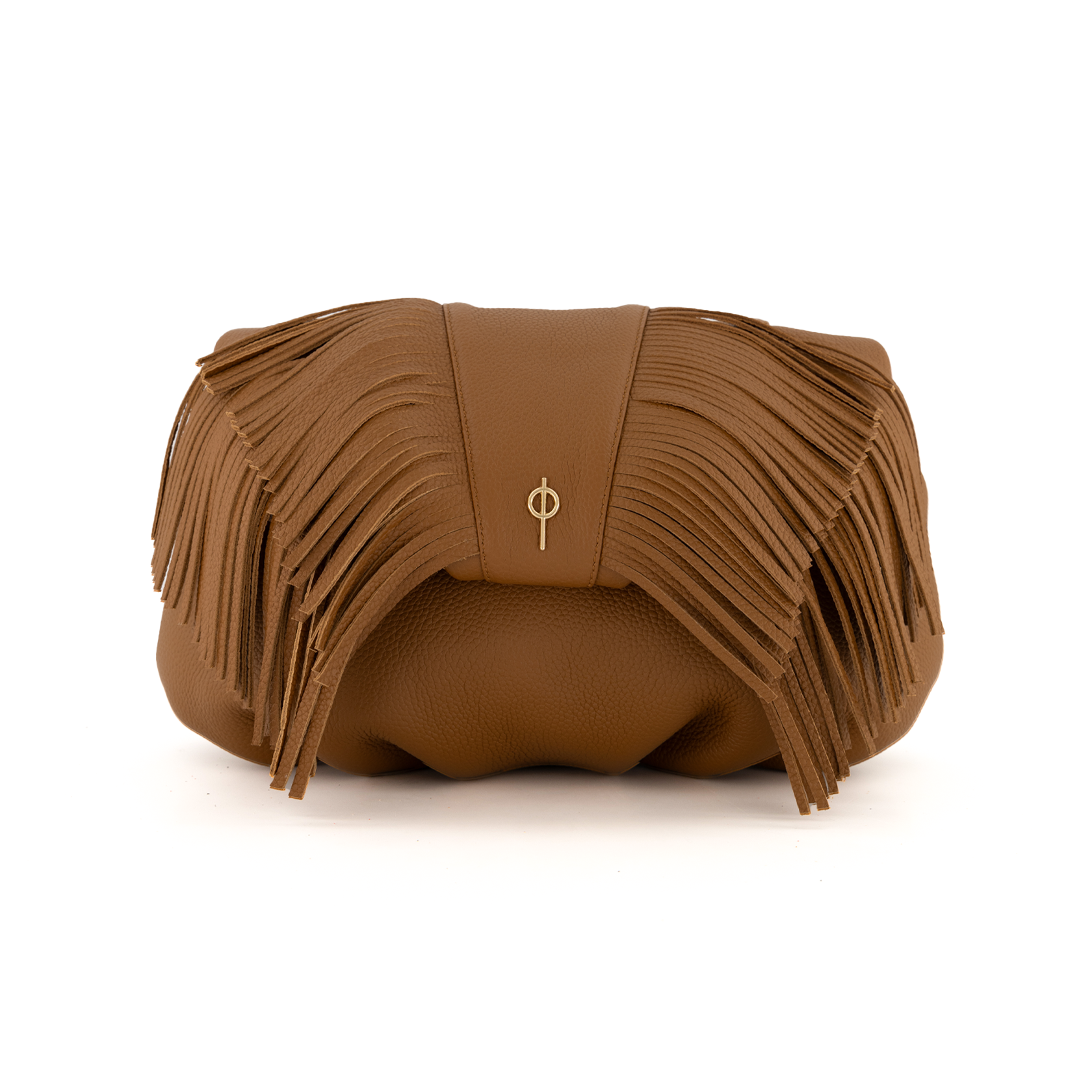 Otrera-Fringe Leda Tan-Clutch-1-milagron.live