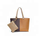 Otrera-Hebe Bag Burgundy&Tan-Shopper / Tote Bag-1-milagron.live