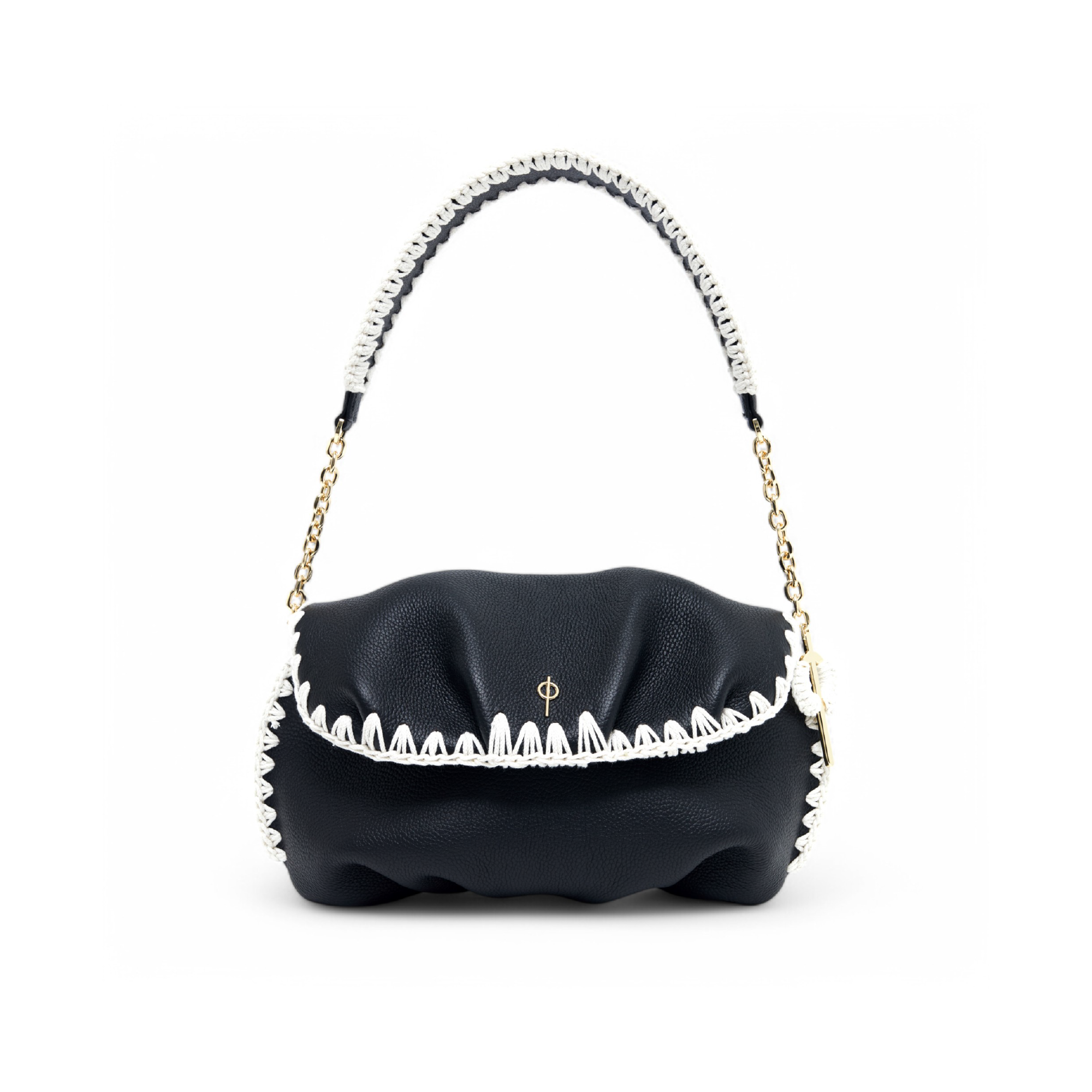 Otrera-Leda Macrame Black-Clutch-2-milagron.live