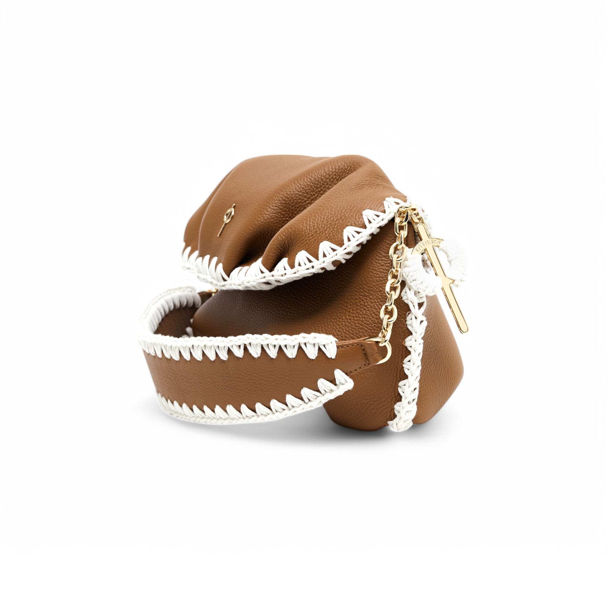 Otrera-Leda Macrame Brown-Clutch-4-milagron.live