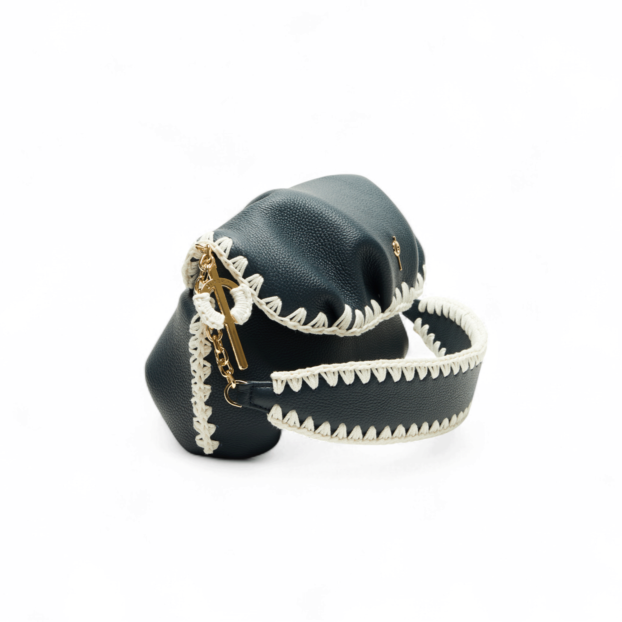 Otrera-Leda Macrame Navy-Clutch-4-milagron.live