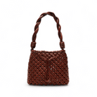 Otrera-Rhea Braıd Twıst Strap Brown-Omuz çantası-1-milagron.live