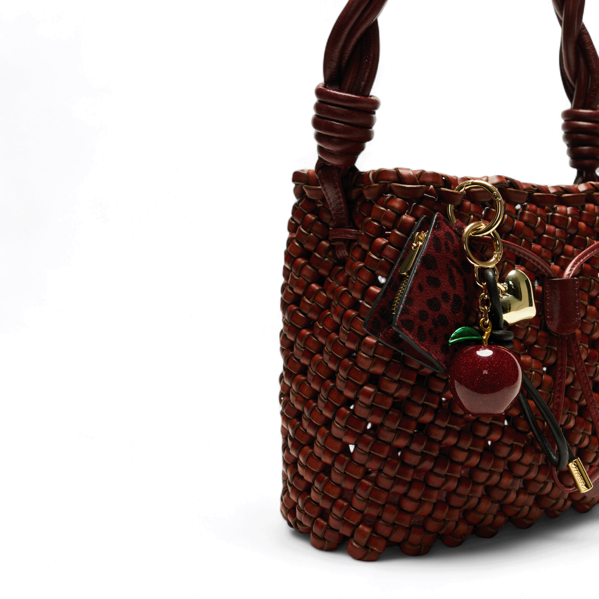 Otrera-Rhea Braıd Twıst Strap Brown-Omuz çantası-4-milagron.live