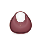 Otrera-Round Chain Bag Burgundy-Omuz Çantası-1-milagron.live