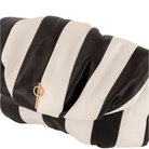Otrera-Strıped Leda Black-Clutch-4-milagron.live