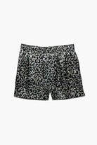 Desenli Erkek Saten Şort - Silky Leopard