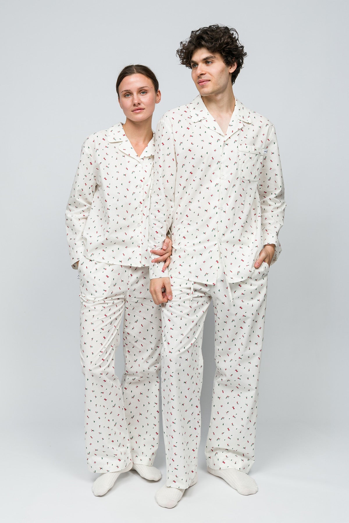 Paul Kenzie-Holiday Christmas Pijama Couple-1-milagron.live