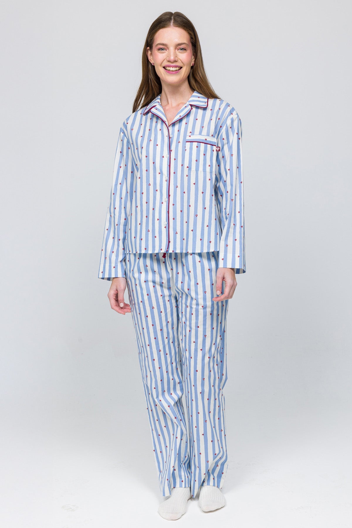 Paul Kenzie-Kadın Pijama Altı Valentine Collection Love On Line-3-milagron.live