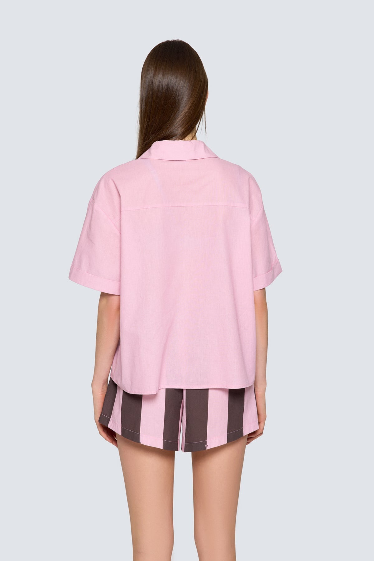 Kadın Pijama Üstü - Pink & Ganache