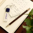 Penco Prime Timber 2.0 Mm Pencil & Sharpener Set Mekanik Uçlu Kalem Ve Kalemtraş Seti Kahverengi