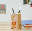 Penco-Hightide Penco Brown Bag Pen Stand Seramik Kalemlik-Organizer-1-milagron.live