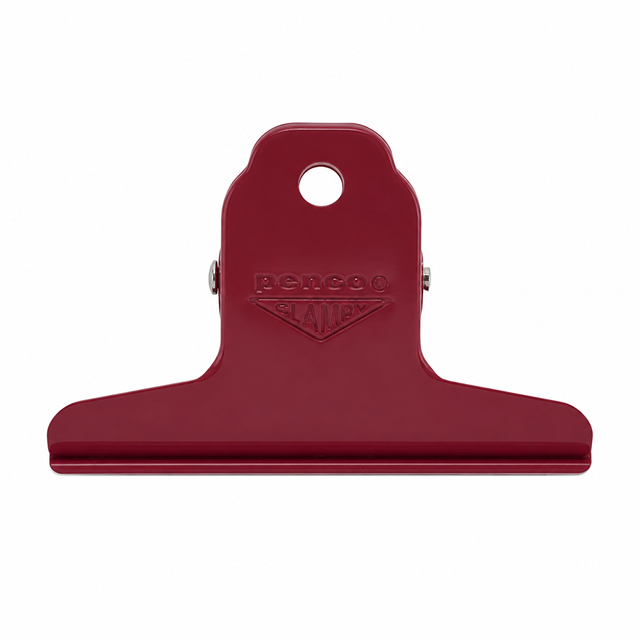 Penco Clampy Matte Clip Medium Metal Klips Red Dp204