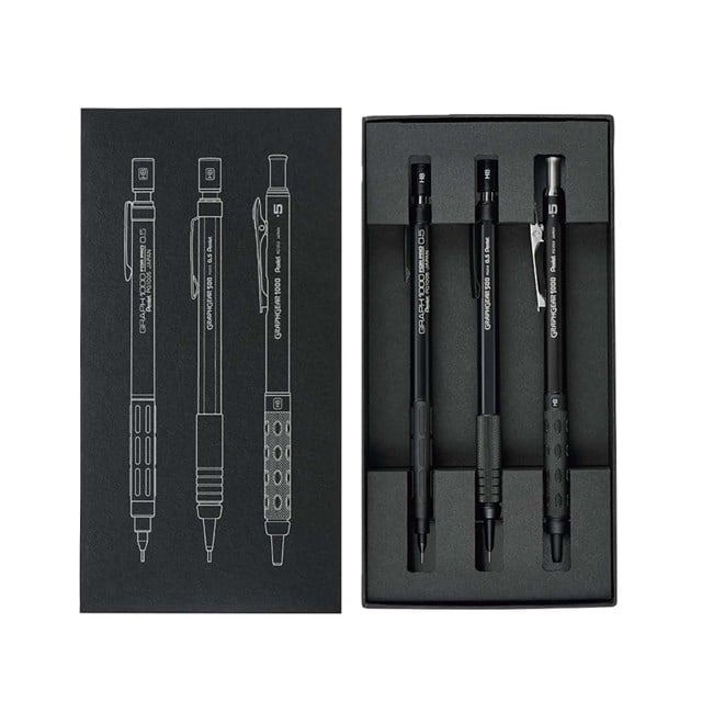 Pentel Mechanical Pencil 60Th Anniversary Limited Edition 3-Mekanik Uçlu Kalem Seti