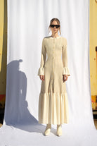 Peploum-Amy Ruffle Maxi Dress-Elbise-1-milagron.live