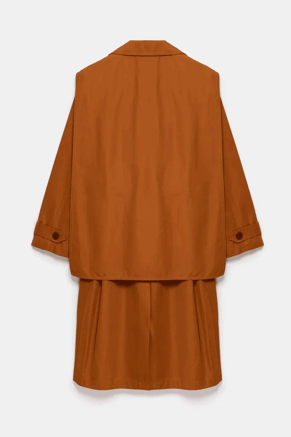 Peploum-Beatrice Asymmetric Piece Trenchcoat-Trençkot-2-milagron.live