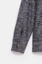 Peploum-Carleen Textured Weaving Jacket-Ceket-5-milagron.live