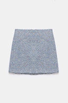 Peploum-Carleen Textured Weaving Skirt-Etek-6-milagron.live