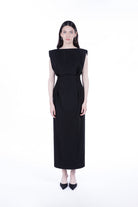 Peploum-Hester Lace Backless Dress-Elbise-1-milagron.live
