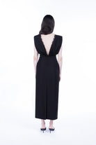 Peploum-Hester Lace Backless Dress-Elbise-4-milagron.live