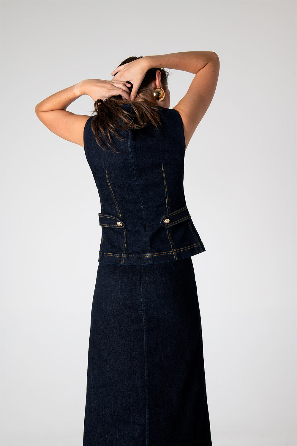Peploum-Nadia Long Skirt In Cotton-Etek-3-milagron.live